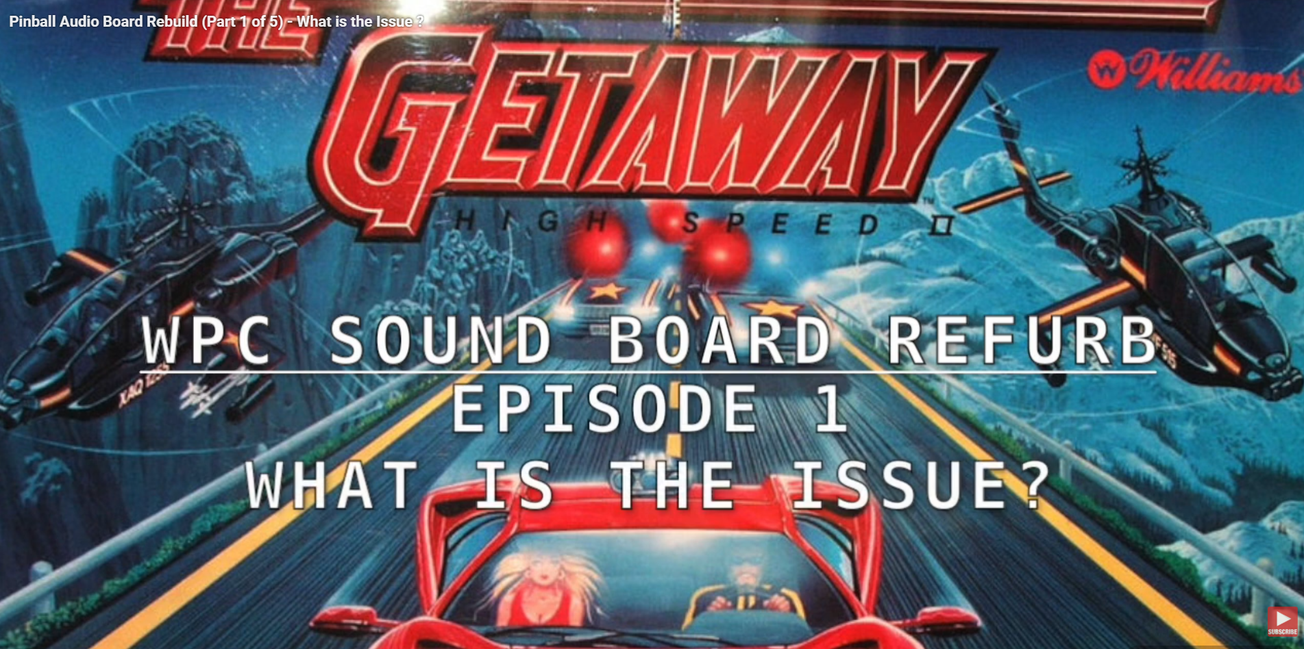 WPC Pinball Audio Board Rebuild
